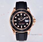 Clean Factory Rolex Yacht-Master 40 in Rose Gold 126655 Watch Super Clone 3235 Movement